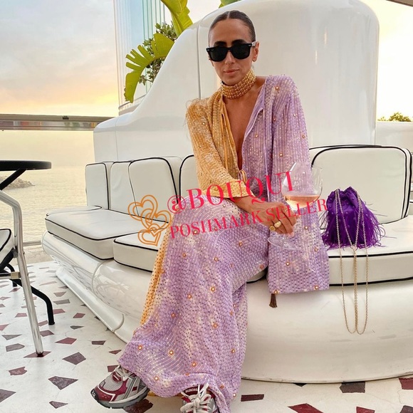 BLOGGERS FAV ZARA MULTICOLORED SEQUIN MIDI DRESS - Picture 13 of 16